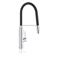 Concetto™ Semi-Pro Dual Spray Pull Down Single Handle Kitchen Faucet in StarLight Chrome | product photo