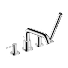 Tecturis S 4-Hole Roman Tub Set Trim with 1.75 Handshower in Chrome | product photo