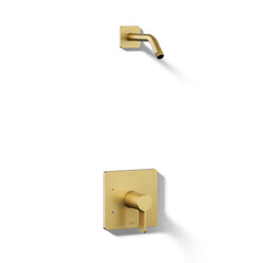 Parallel Shower Trim Set in Gold | product photo