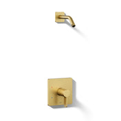 Parallel Shower Trim Set in Gold