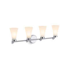 Kohler Simplice Four-Light Sconce in Polished Chrome | product photo
