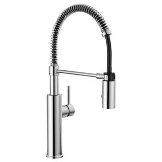Antoni Pro Style Commercial Kitchen Faucet with Pull Down Sprayer, Chrome Single Hole Kitchen Sink Faucet, Single Handle, Chrome