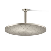 Contemporary Round 14" Rainhead with Katalyst Air-Induction Spray, 2.5 Gpm in Vibrant Brushed Nickel