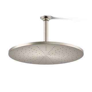 Contemporary Round 14" Rainhead with Katalyst Air-Induction Spray, 2.5 Gpm in Vibrant Brushed Nickel