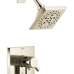 Pivotal® Shower Faucet Trim Kit with H2Okinetic® Technology in Polished Nickel | product photo