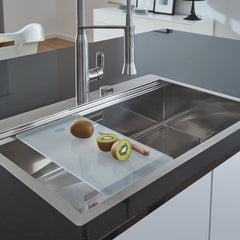 K7® Semi-Professional Pull Down Single Handle Kitchen Faucet with Accessories in SuperSteel Infinity | product photo