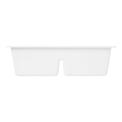 Algren 33" L Double Basin Undermount Kitchen Sink in Cloud White | product photo