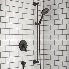 Wallbar, 36" 3-Inch Transitional Wallbar, 04832820 in Matte Black | product photo
