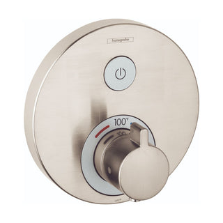 Showerselect S 1-Handle 6-Inch Wide Thermostatic Valve Trim Only in Brushed Nickel