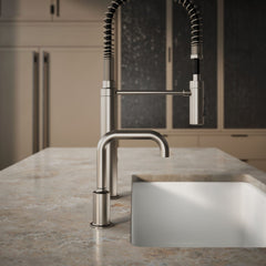 Kohler Purist Beverage Faucet in Vibrant Stainless | product photo