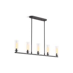 Kohler Crue 45 In. Linear Chandelier in Matte Black | product photo