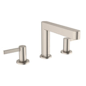 Finoris Widespread Faucet 110 with Pop-up Drain, 1.2 GPM in Brushed Nickel