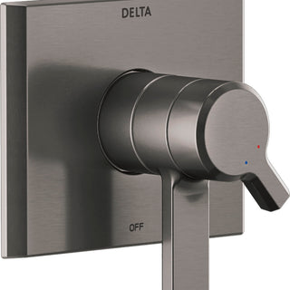 Pivotal Monitor Valve only Trim in Lumicoat Black Stainless