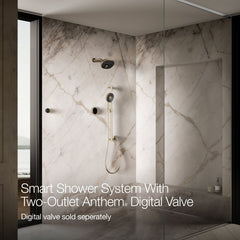 Anthem Duo Two-Outlet Shower Digital Control in Bronze | product photo