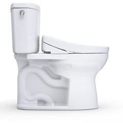 WASHLET+® Drake® II 1G® Two-Piece Elongated 1.0 GPF Toilet and WASHLET+® S5 Bidet Seat, Cotton White - MW4543446CUFG#01 | product photo