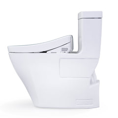 WASHLET+® Aimes One-Piece Elongated 1.28 GPF Toilet and WASHLET S2 Bidet Seat, Cotton White - MW6263346CEFG#01 | product photo