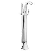 Voss Single Handle Floor Mounted Tub Filler in Chrome
