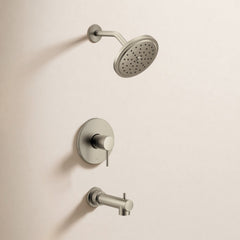 Align M-core 3-Series 1 Handle Eco-Performance Tub and Shower Trim Kit, Valve Required in Brushed Nickel | product photo