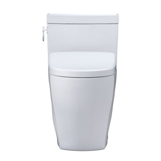 WASHLET 1.28 GPF Auto Flush Elongated Floor Mounted S7A One-Piece Toilet (Seat Included) in Cotton
