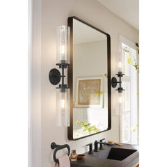 Greenfield 2-Handle Widespread Bathroom Sink Faucet in Matte Black | product photo