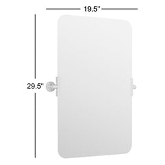 Kohler Castia By Studio McGee 20 in. X 30 in. Rectangular Mirror in Vibrant Brushed Moderne Brass | product photo