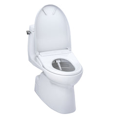 WASHLET 1 GPF Elongated Floor Mounted One-Piece Toilet (Seat Included) in Cotton | product photo