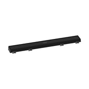 RainDrain Match Drain Trim Zero/ Tile 23 5/8" Finish Set with Height Adjustable Frame in Matte Black
