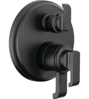 Tetra 17 Series 3-Setting Integrated Diverter Valve Trim Kit, Shower Faucet Diverter Kit in Matte Black