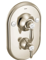 Weymouth Posi-Temp with Built-in 3-Function Transfer Valve Trim Kit in Polished Nickel
