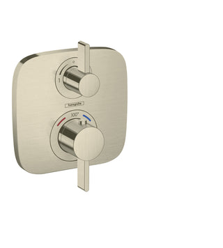 Ecostat E Temperature Memory Thermostatic Valve Trim in Brushed Nickel