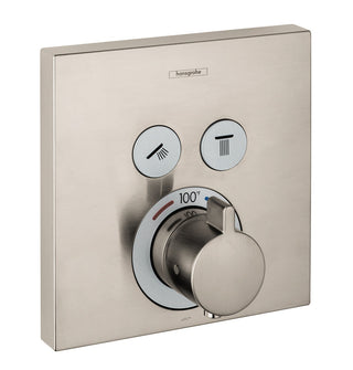 ShowerSelect 1-Handle 6-Inch Wide, Temperature Memory, Thermostatic Valve Trim Only, with Diverter in Brushed Nickel