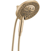 7-Setting In2ition 2-in-1 Dual Shower Head with ProClean Spray in Lumicoat  Champagne Bronze