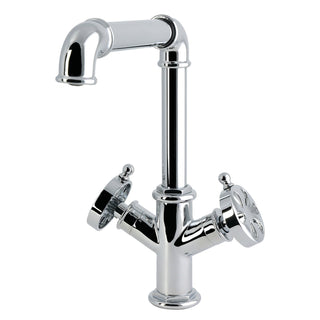 Deck Mount Bar Faucet, Belknap, Two-Handle in Polished Chrome