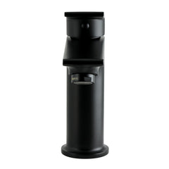 Deck Mount Bathroom Faucet, Single-Handle with Push Pop-Up in Matte Black