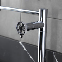 Deck Mount Pot Filler Faucet, Sona, Two-Handle in Polished Chrome
