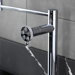 Deck Mount Pot Filler Faucet, Webb, Two-Handle in Polished Chrome