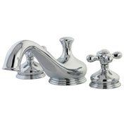 Deck Mount Roman Tub Faucet, Heritage, Two-Handle in Polished Chrome