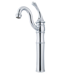 Deck Mount Vessel Faucet, Georgian, Single Handle in Polished Chrome