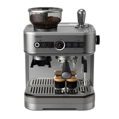 Angle | Philips Barista Brew three-quarter view showing the control panel and portafilter area