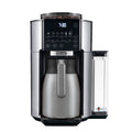 Front | De'Longhi TrueBrew automatic drip coffee maker with thermal carafe attached, straight-on view