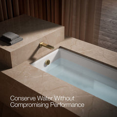Parallel Wall Mounted Tub Spout Trim in Vibrant French Gold | product photo