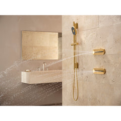 Kohler Statement Oblong Vichy 2.5 Gpm Body Spray in Vibrant Brushed Moderne Brass | product photo