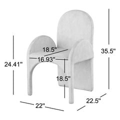 Dining Armchairs, Set of 2, Beige Velvet, Steel Frame, Metal Legs