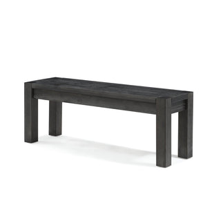 Dining Bench, 49 in Wide, Solid Acacia Wood