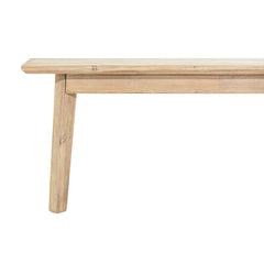 Dining Bench, 67 Inch Solid Acacia Wood with Distressed Finish