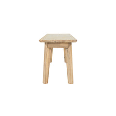 Dining Bench, 67 Inch Solid Acacia Wood with Distressed Finish
