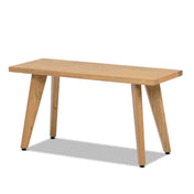 Dining Bench in Solid Red Oak, Natural Brown