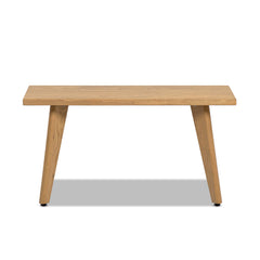 Dining Bench in Solid Red Oak, Natural Brown