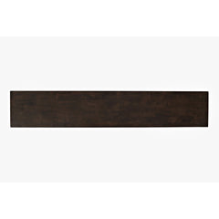 Dining Bench in Solid Rubberwood with Turned Legs, Soft Gray