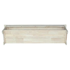 Dining Bench, Seats 2, Solid Rubberwood in Beige